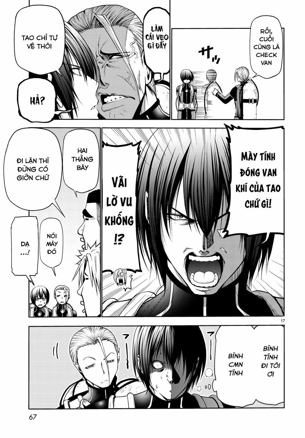 cô gái thích lặn - grand blue chapter 61 17