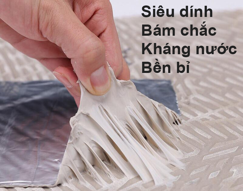 Băng Keo Chống Thấm X2000 Siêu Dính Cuộn Băng Keo Chống Thấm Nước, Chống Dột Mái Tôn