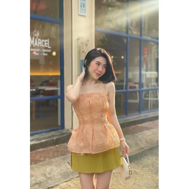 Chân váy xếp ly ngắn nhiều màu Lalaclothing