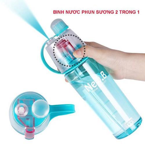 BÌNH NƯỚC THỂ THAO PHUN SƯƠNG 400ml-600ml