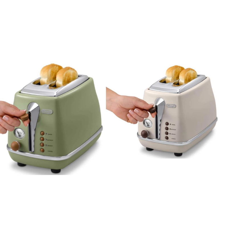 Máy Nướng Bánh Mỳ DeLonghi CTOV2103.BG, Máy Làm Bánh Mỳ Sandwich, Delonghi Toaster, 6 Tùy Chọn Nướng, Nhập Đức, Hàng Chính Hãng