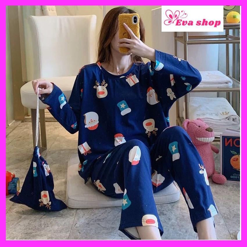 Đồ ngủ nữ, đồ bộ pijama nhiều họa tiết dễ thương hàng Quảng Châu