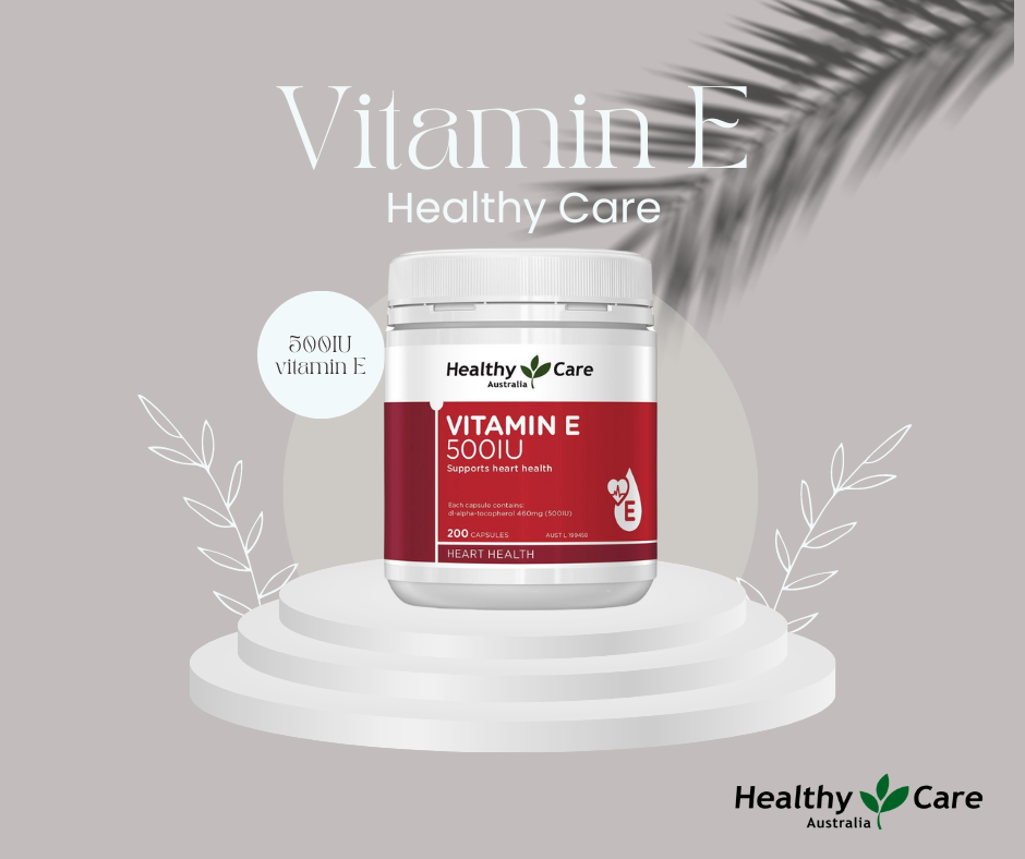 Vitamin E Úc Healthy Care Vitamin E 500IU Hỗ Trợ Hệ Thống Tim Mạch, Giúp Làm Đẹp Da, Mượt Tóc Và Chống Lão Hóa -  200 Viên - QuaTangMe Extaste