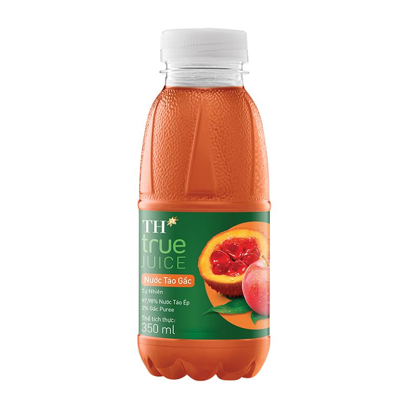 Nước táo gấc tự nhiên TH true JUICE 350 ml