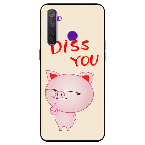 Ốp lưng in cho Realme 5 Mẫu Doremon Nền Hồng