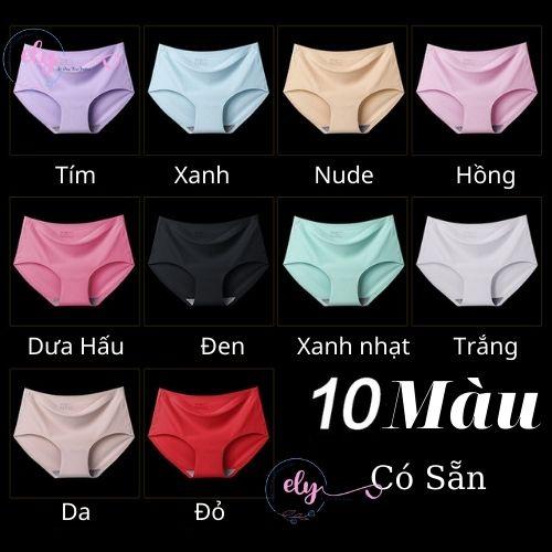 Quần lót nữ cotton đúc su không đường may cao cấp chất liệu thun lạnh mềm mại kháng khuẩn được chọn màu mẫu Q1