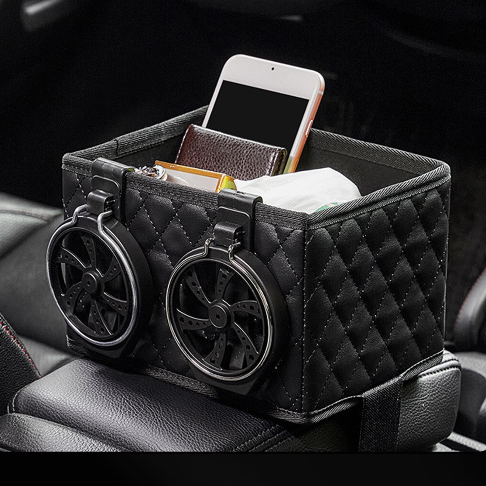 Universal Car Armrest Storage box Cup Holder for Paper Towels