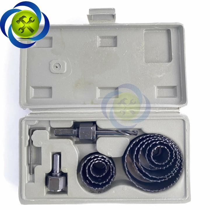 Bộ khoét lỗ 11 chi tiết C-Mart A0111 19mm-64mm