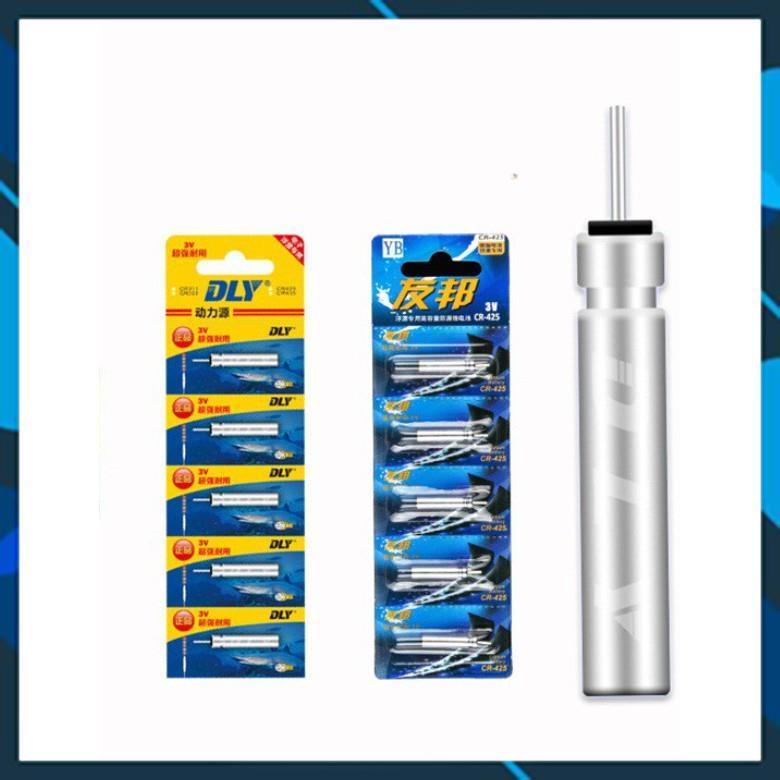 Pin Điện Tử CR-425 Chuyên lắp phao câu đài câu đêm PIN-CR-425