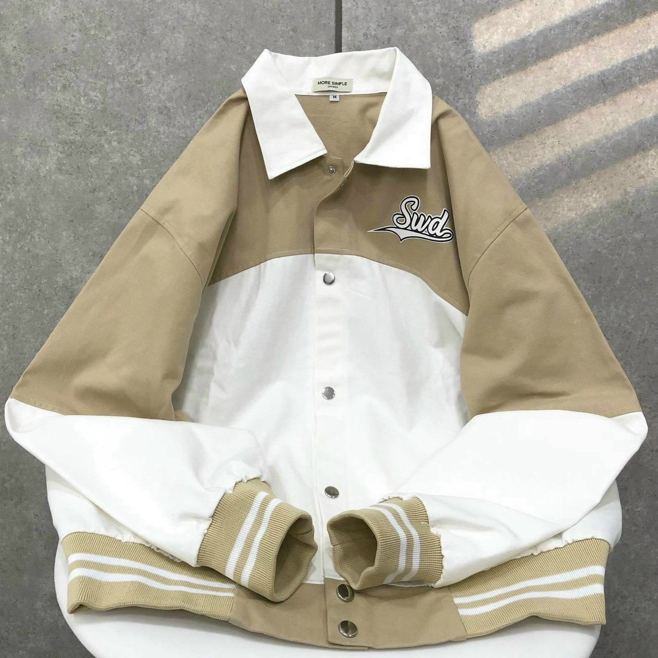 Áo Khoác Dù Uniex 2 Lớp Chữ SWD -Trend- Bomber Khóa Zip Nam Nữ Cặp Đôi - Thu Đông Chống Nắng- Kiểu HÀn Quốc Đẹp