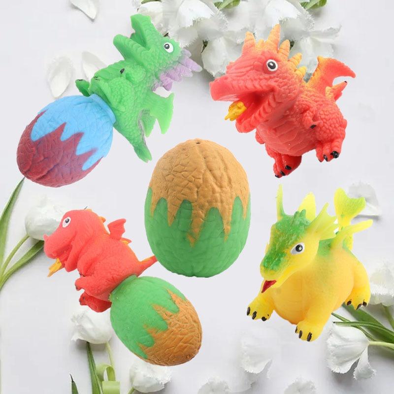 Squishy Khủng Long Lộn Hộp Quà Độc đáo mềm mịn dễ thương chân thực giảm stress co dãn đàn hồi ngộ nghĩnh bóp giải trí