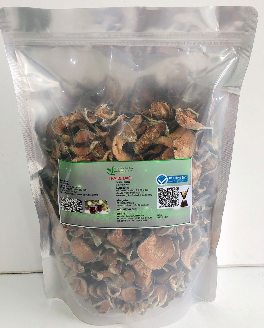 Trà bí đao thái lát sấy khô - Gói 500gr