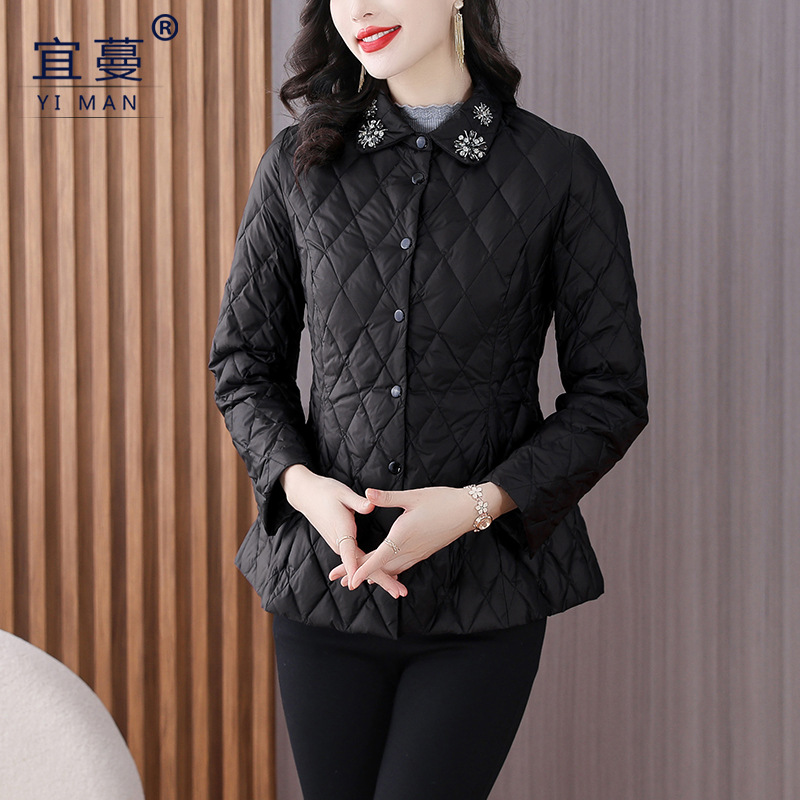 Áo Khoác Phao Đình Cườm Dáng Thon Gọn Cho Nữ AK18 - Hàng Quảng Châu Cao Cấp