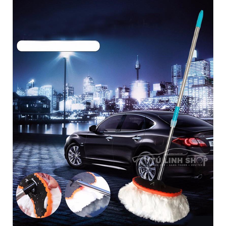 Chổi lông cán dài lau rửa xe ô tô