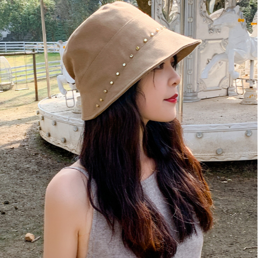 Mũ chống nắng vành nhỏ phong cách Hàn, nón nữ cao cấp