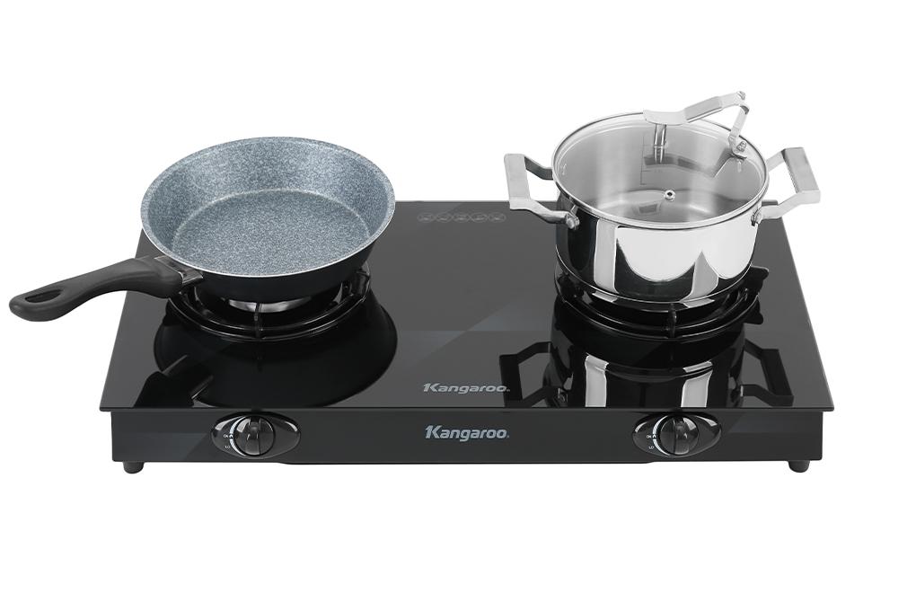 Bếp gas dương kính Kangaroo KG8G1A - Hàng chính hãng