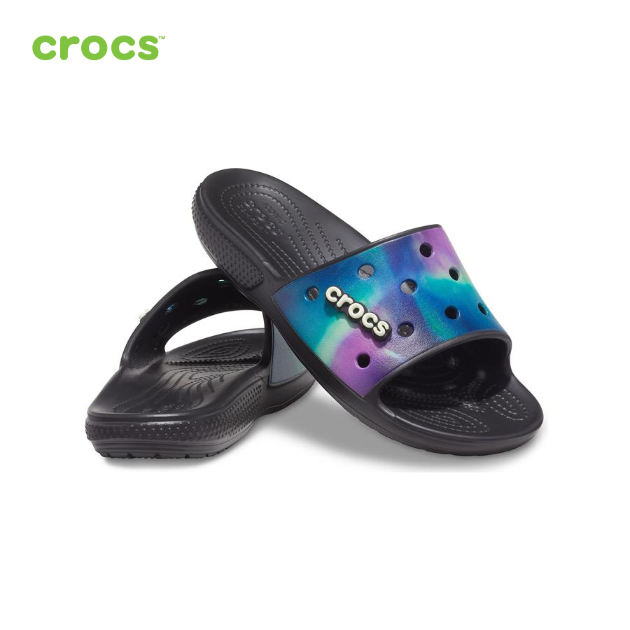 Dép quai ngang unisex Crocs FW Classic Slide U Out Of This World Mlti/Blk - 207308-988