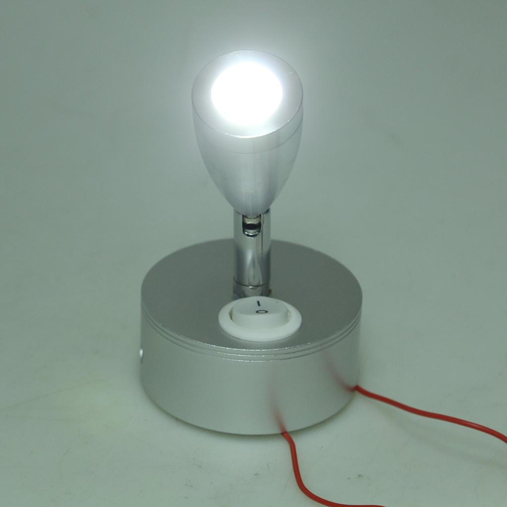 2 Pieces Spot Reading Light Switch Camper Trailer Boat Interior LED Light