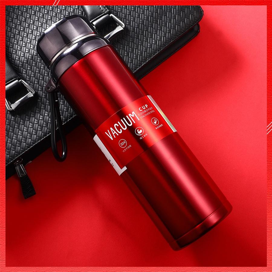 Bình Giữ Nhiệt Inox Cao Cấp Giá Rẻ SUS 304 Bình Đựng Nước Nóng Lạnh Chất Liệu Inox Bền Bỉ Dung Tích Lớn 800 ML - 1500 ML