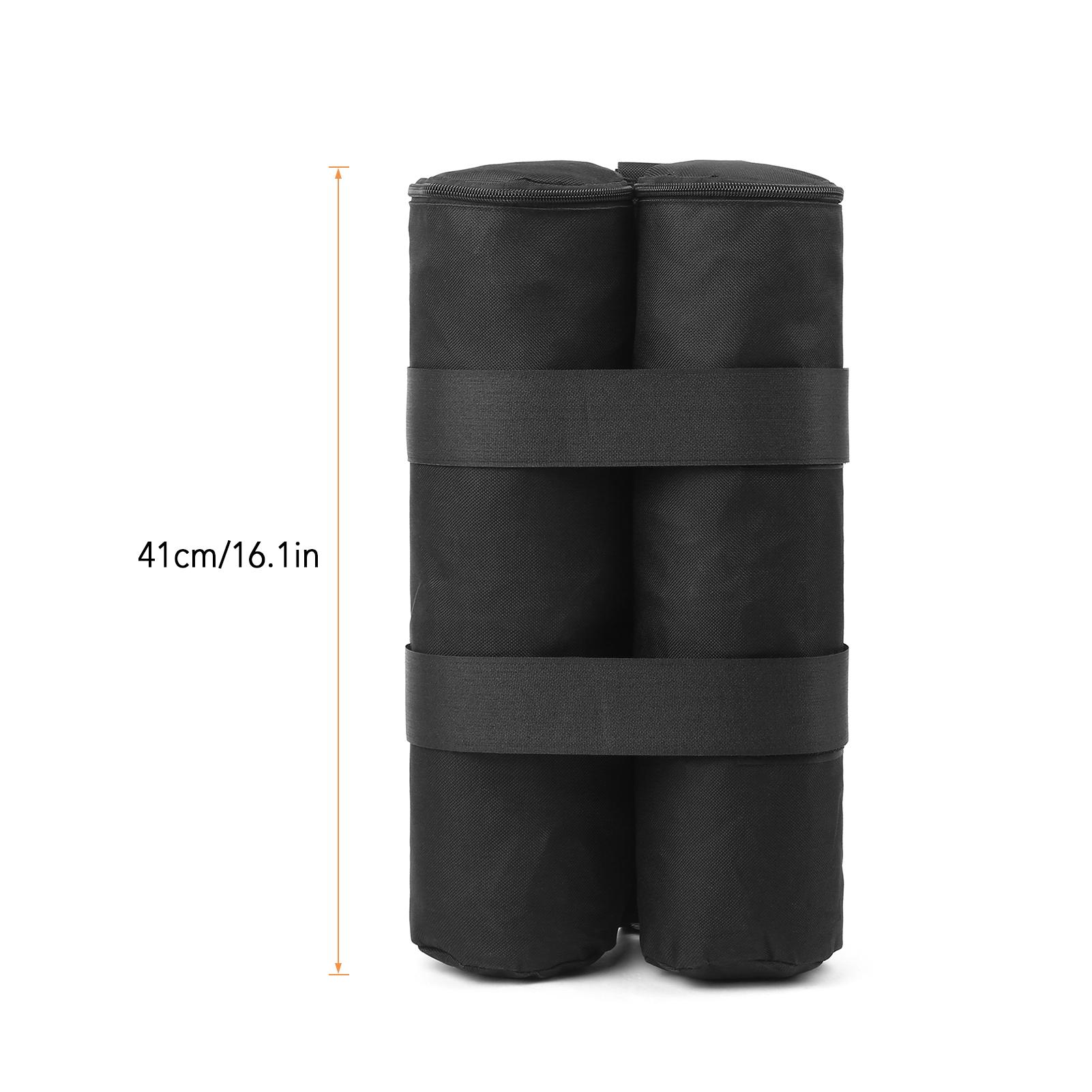 4pcs Sand Weight Bags Leg Weights for Pop up Canopy Tent Sun Shades Umbrella Trampolines Weighted Feet Bag