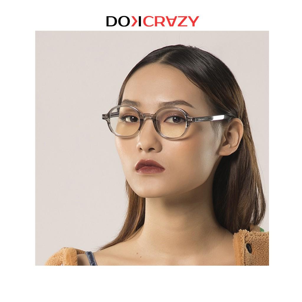 Gọng kính tròn cao cấp OSLO local brand DOKCRAZY mắt giả cận không độ thời trang nam nữ retro hot trend