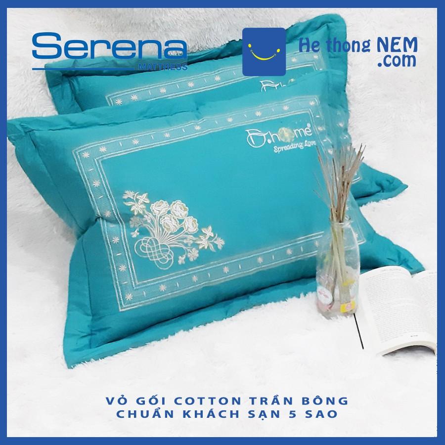 Vỏ Gối Nằm SERENA Áo Gối Cotton Cao Cấp Bộ Vỏ Áo Gối Chần Bông Chuẩn Khách Sạn 5 Sao - Hệ Thống Nệm