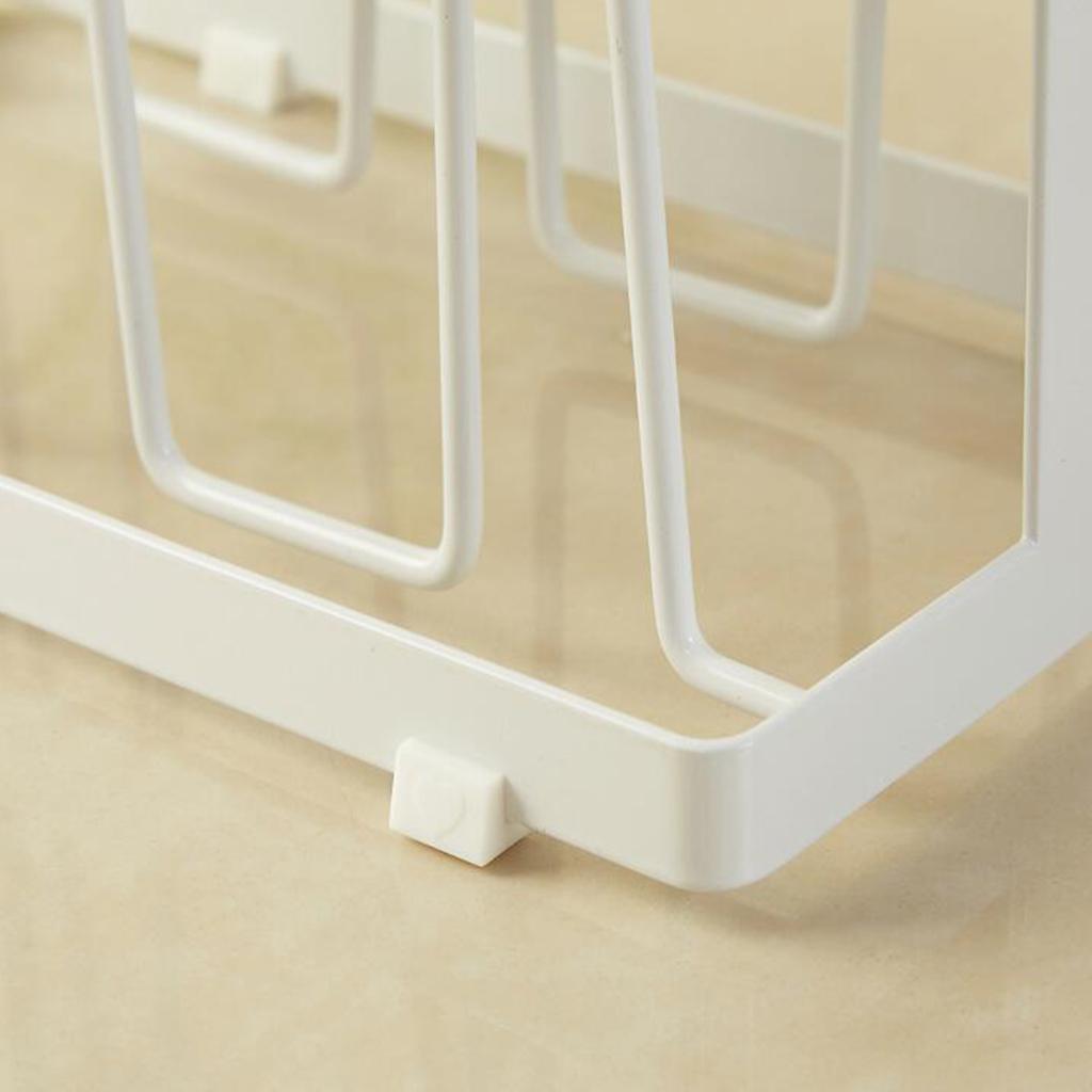 Japanese Cup Holder Metal Mug Rack Kitchen Display Storage Wire 6 Cup Rack