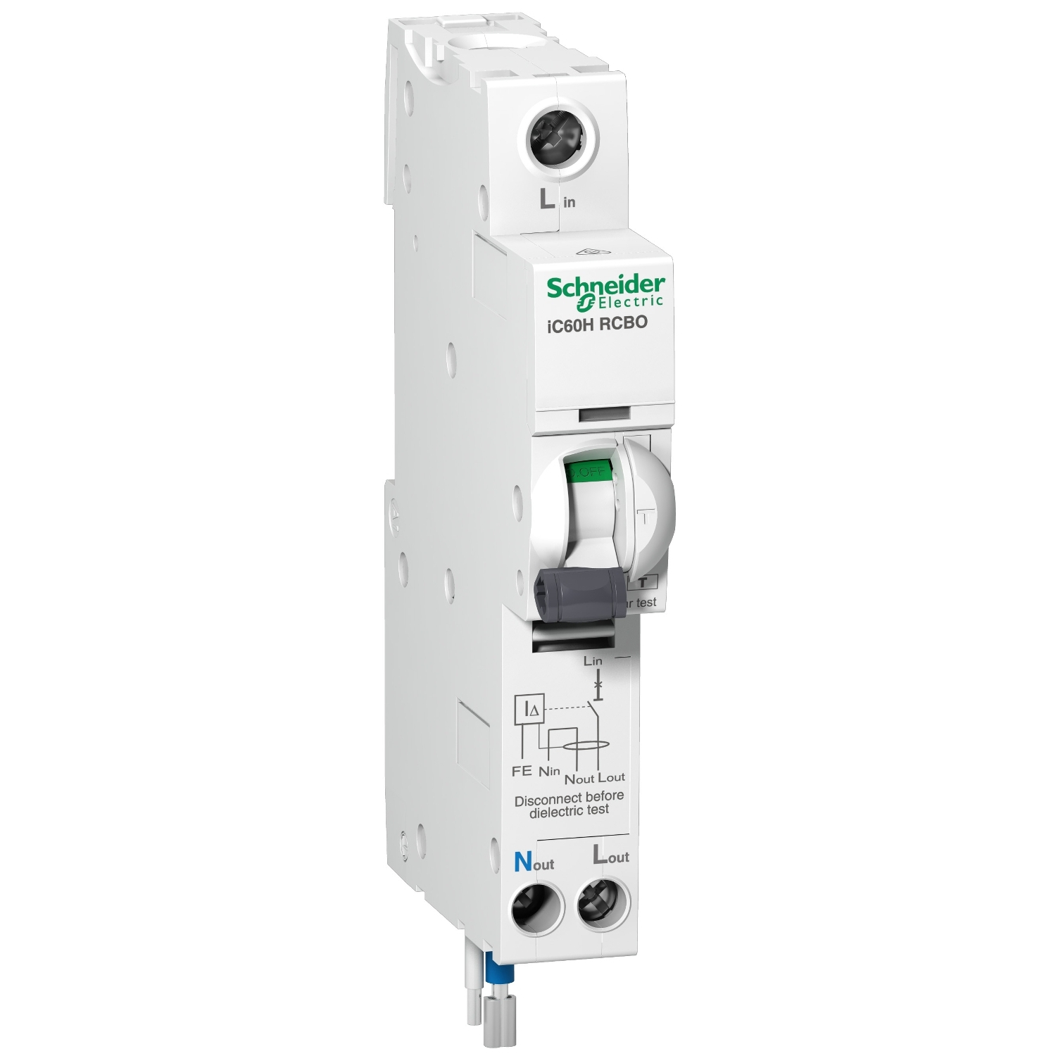 Cầu dao chống giật  RCBO 1P+N-32A- 30mA (A9D11832) Schneider