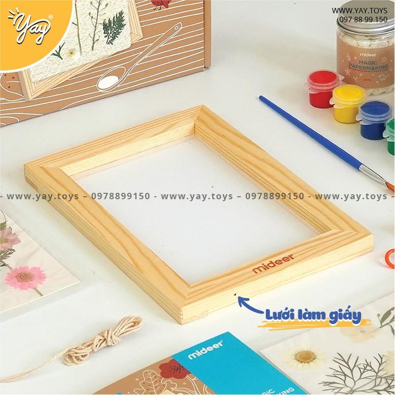 Bộ Làm Giấy Thủ Công Magic Papermaking - Mideer