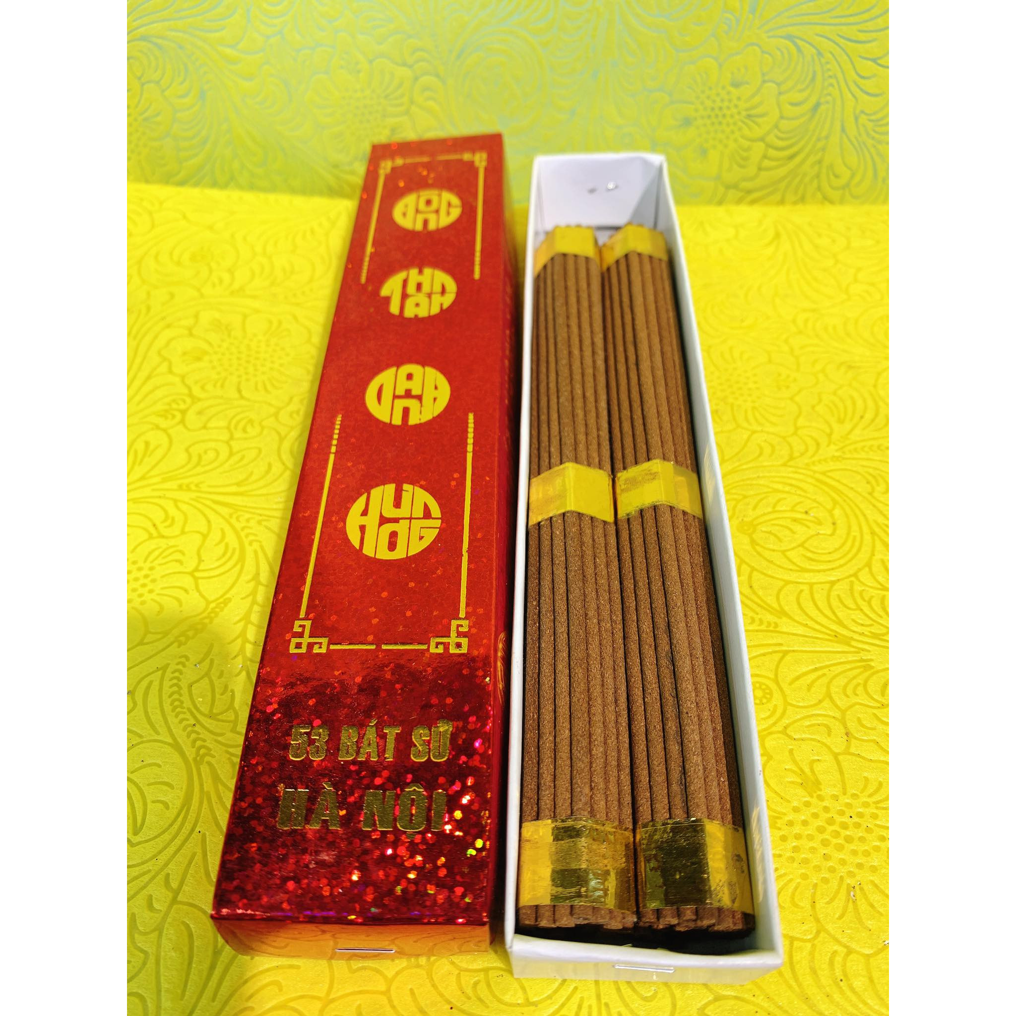 Hương nén không tăm hộp đỏ 35 - Đông Thành