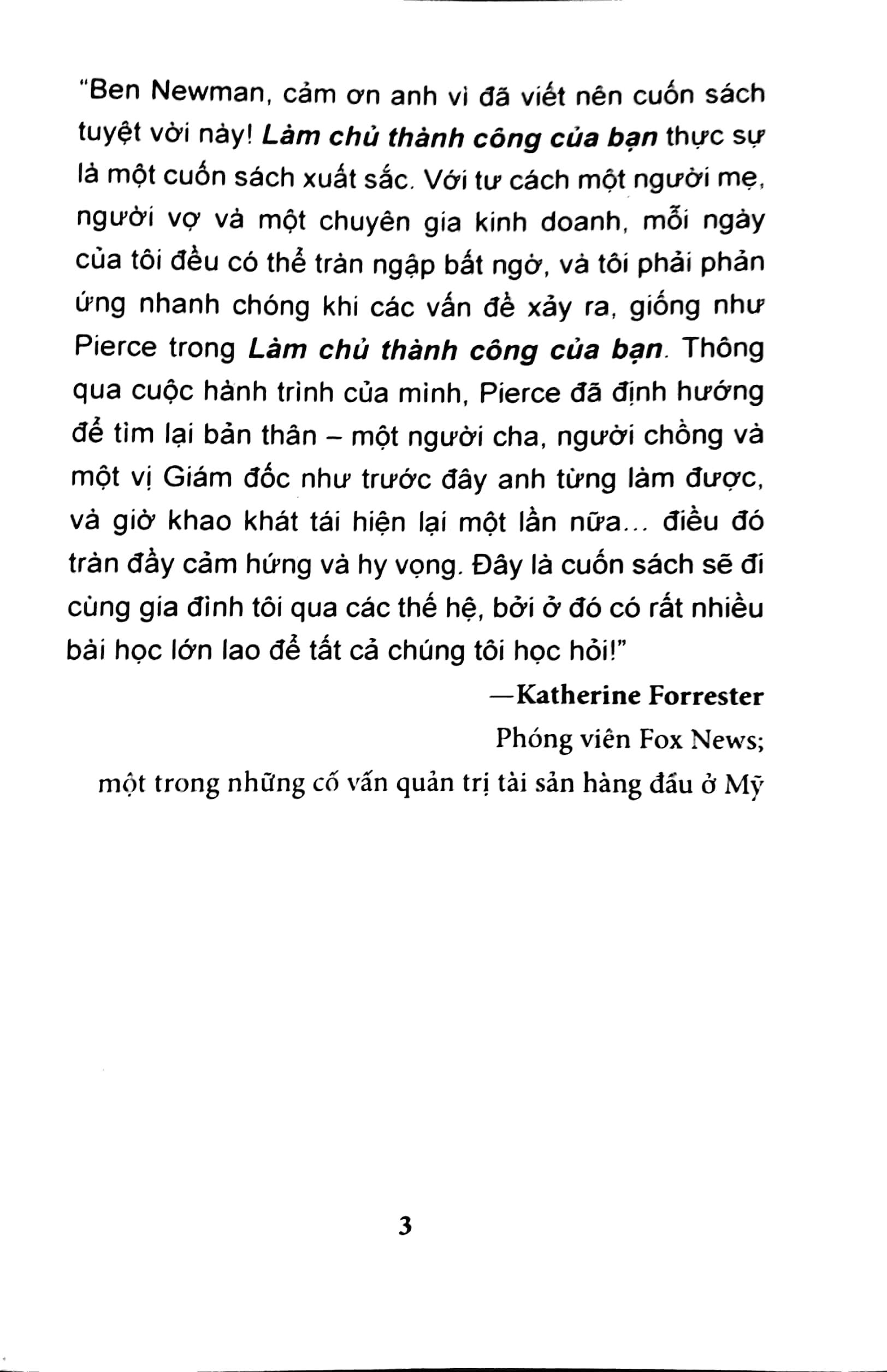 Làm Chủ Thành Công Của Bạn