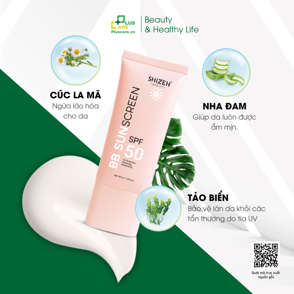 KEM CHỐNG NẮNG BB SUNSCREEN 50ml