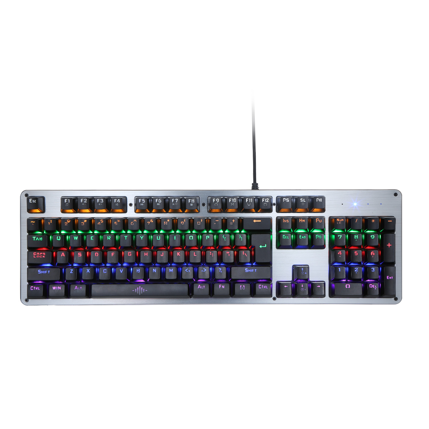 Bàn Phím Chơi Game USB Có Đèn Chiếu Sáng 104 Phím Hoạt Động Ở 3 Mức Độ Có Thể Điều Chỉnh Độ Sáng Cho Máy Tính