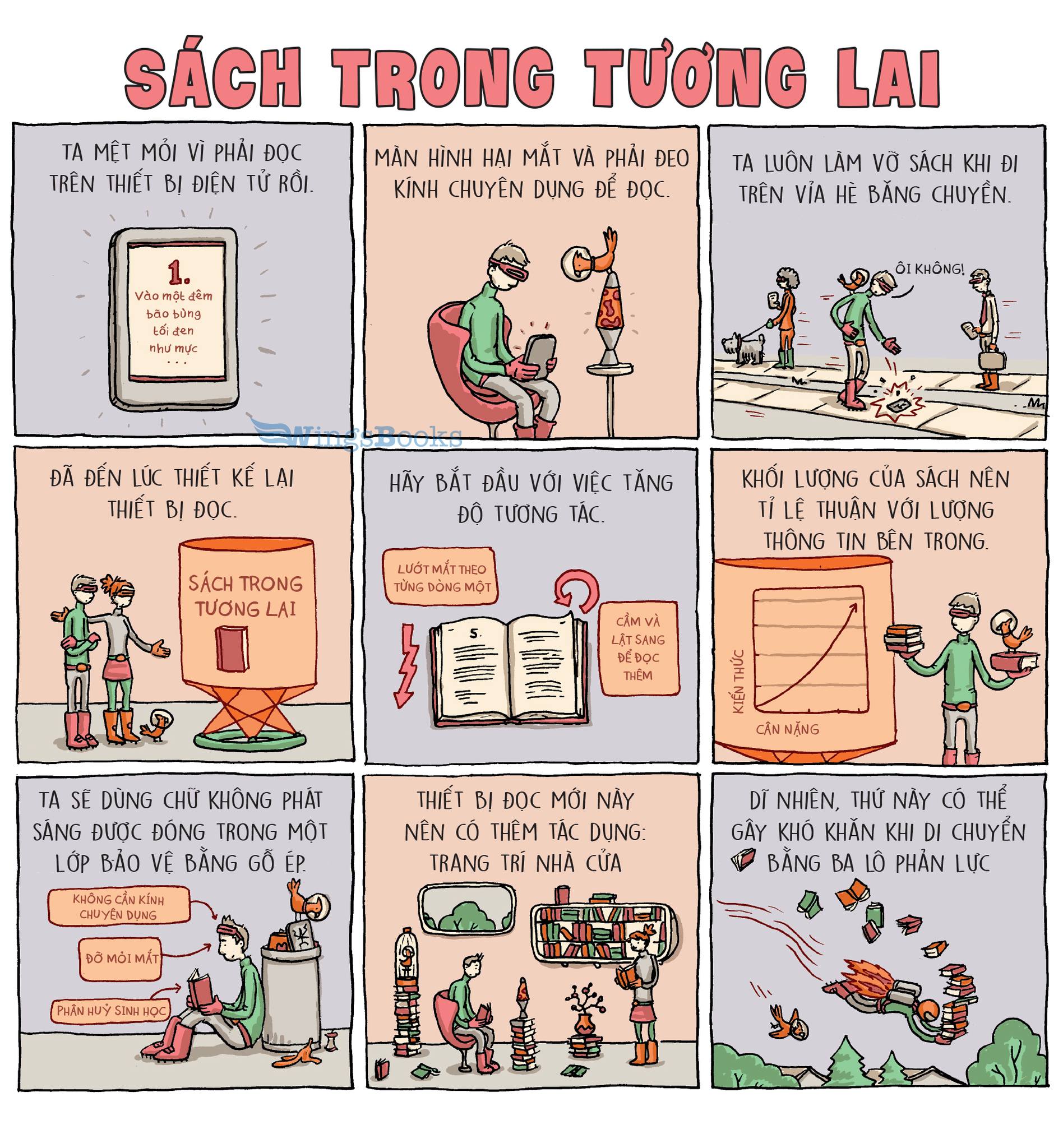 Trông Sách Đoán Người - I Will Judge You By Your Bookshelf (Comic Màu)