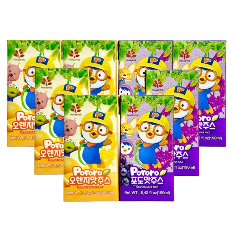 Nước ép trái cây Pororo vị Cam 190ml