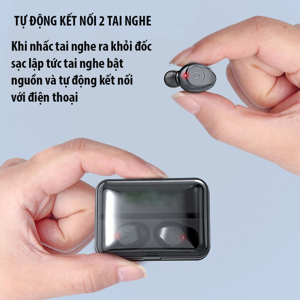 Tai nghe bluetooth không dây F9 TWS D909