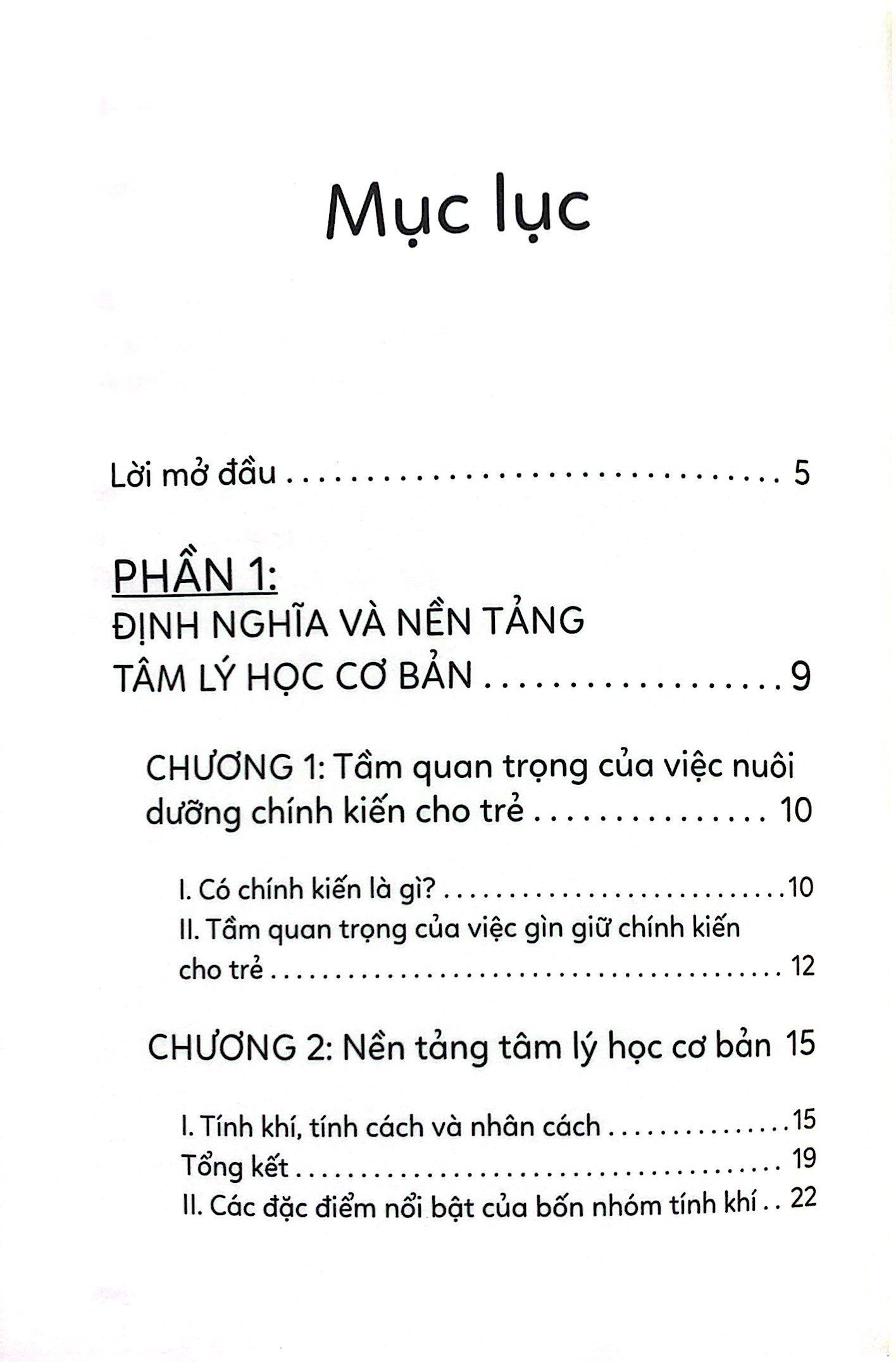 Nuôi Dạy Em Bé Có Chính Kiến