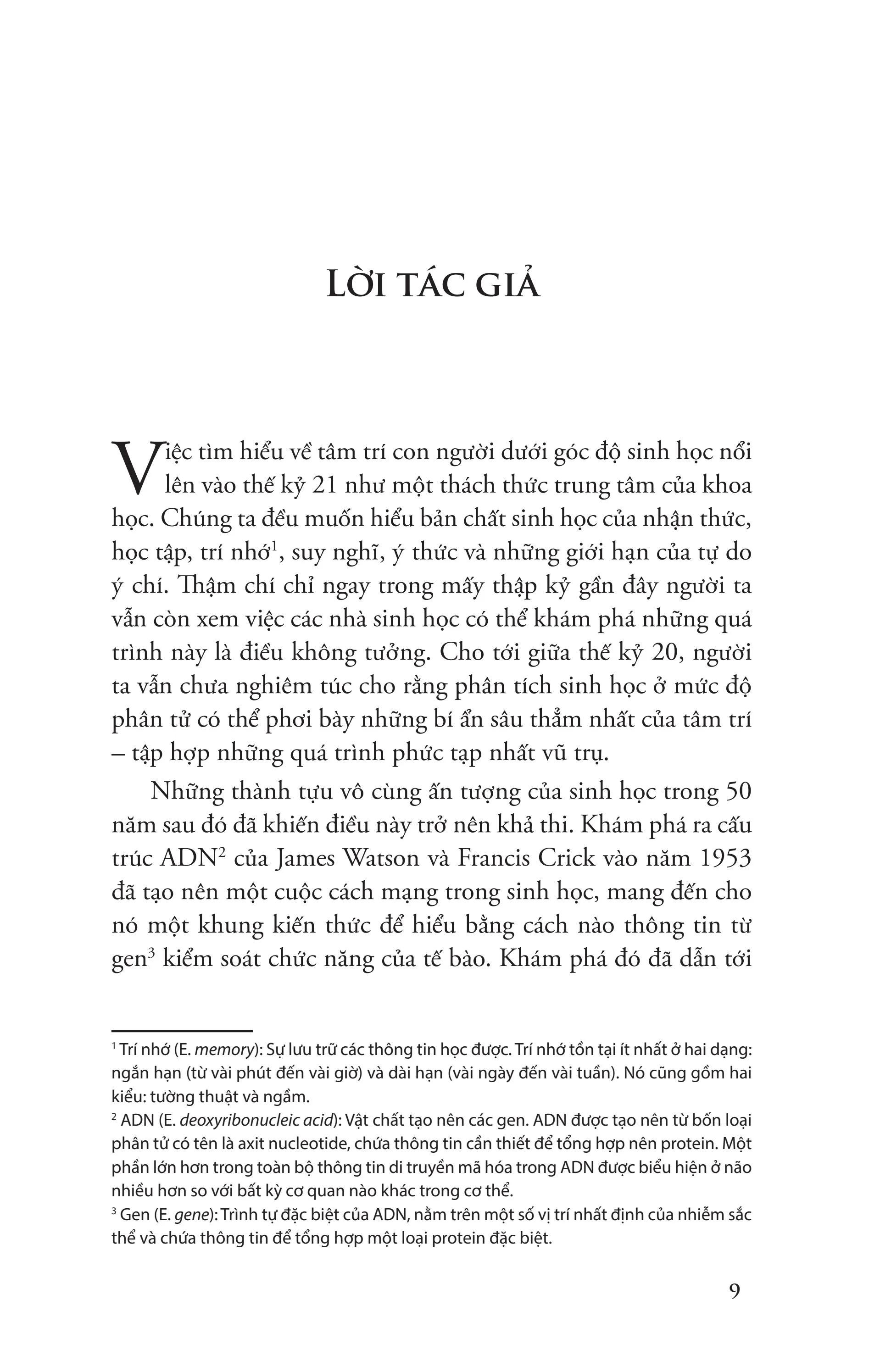 Lần Theo Dấu Ký Ức - Cuộc Cách Mạng Trong Ngành Khoa Học Tâm Trí