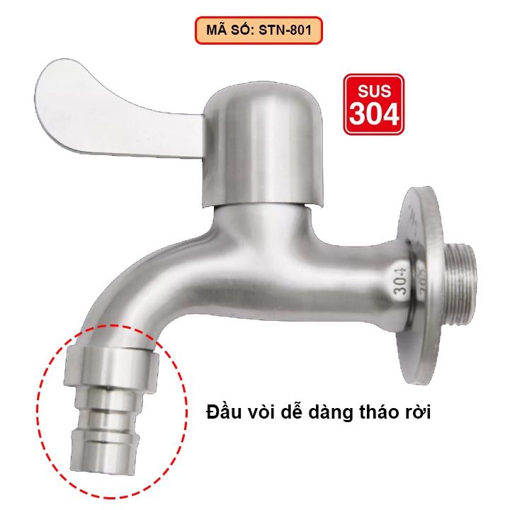 Vòi hồ xả nước vòi rumine inox 304 và đồng thau hàng chất lượng cao