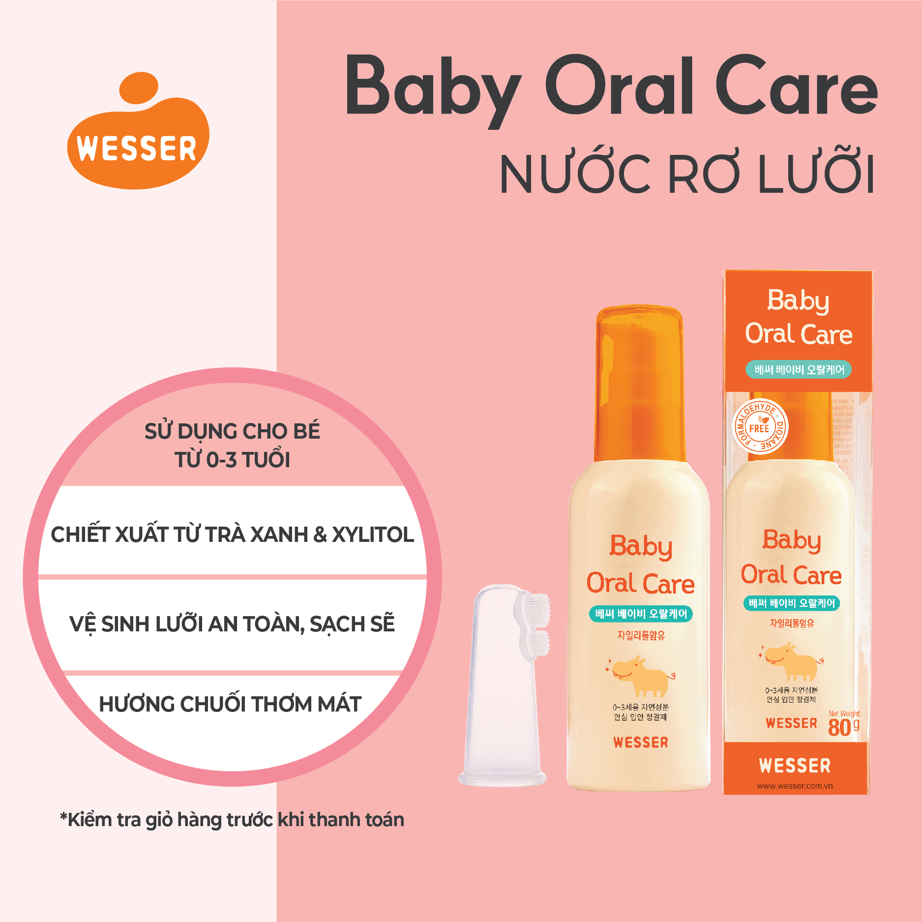 Nước rơ lưỡi Wesser