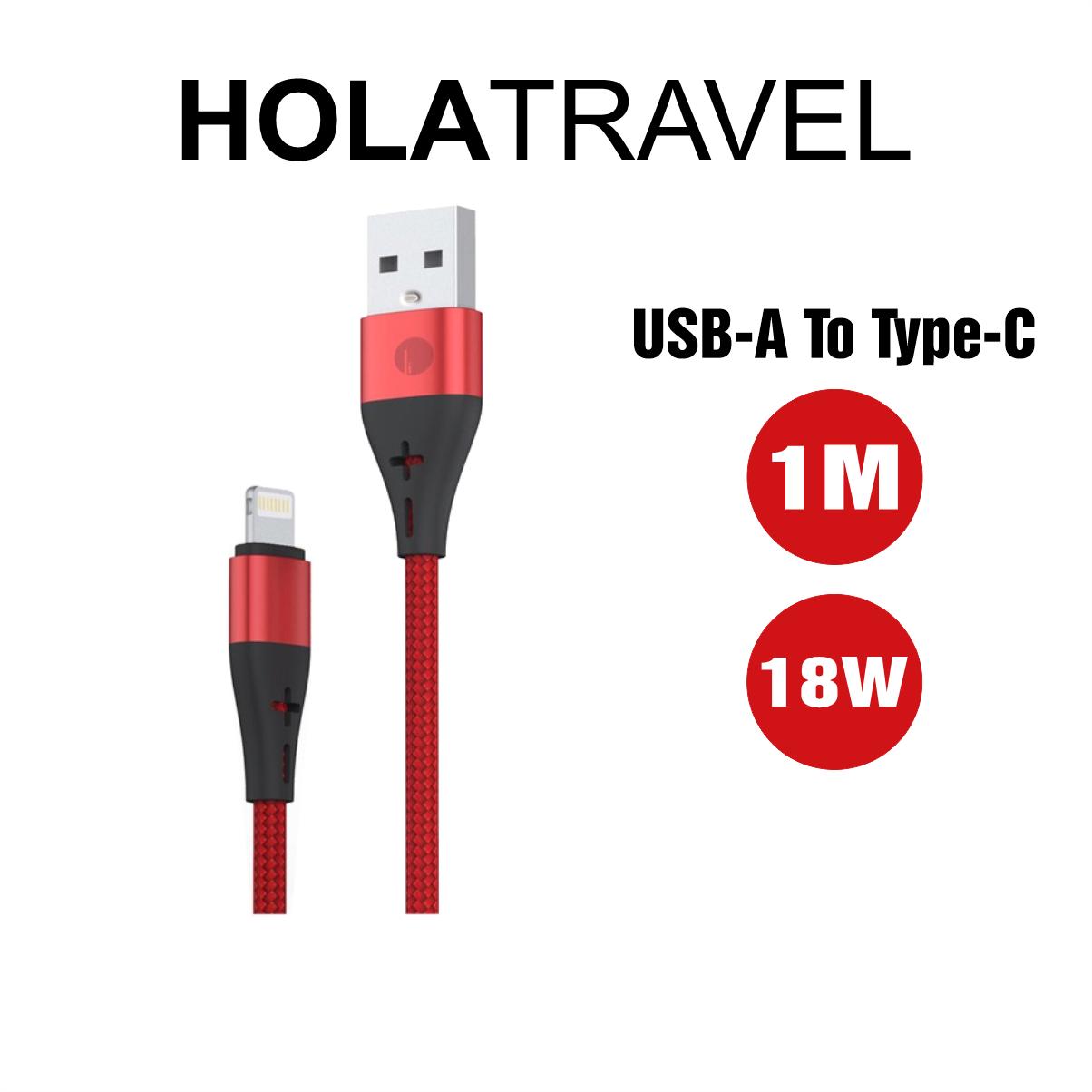 Cáp HOLATravel USB to Lightning L1-L - Hàng Chình Hãng