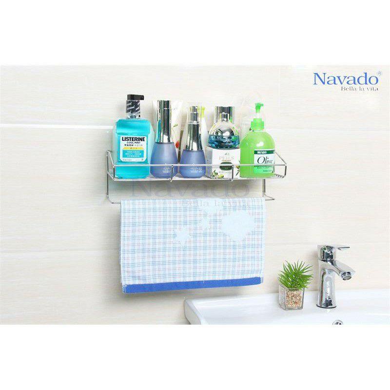 Kệ đồ inox đa năng dán tường chính hãng Navado