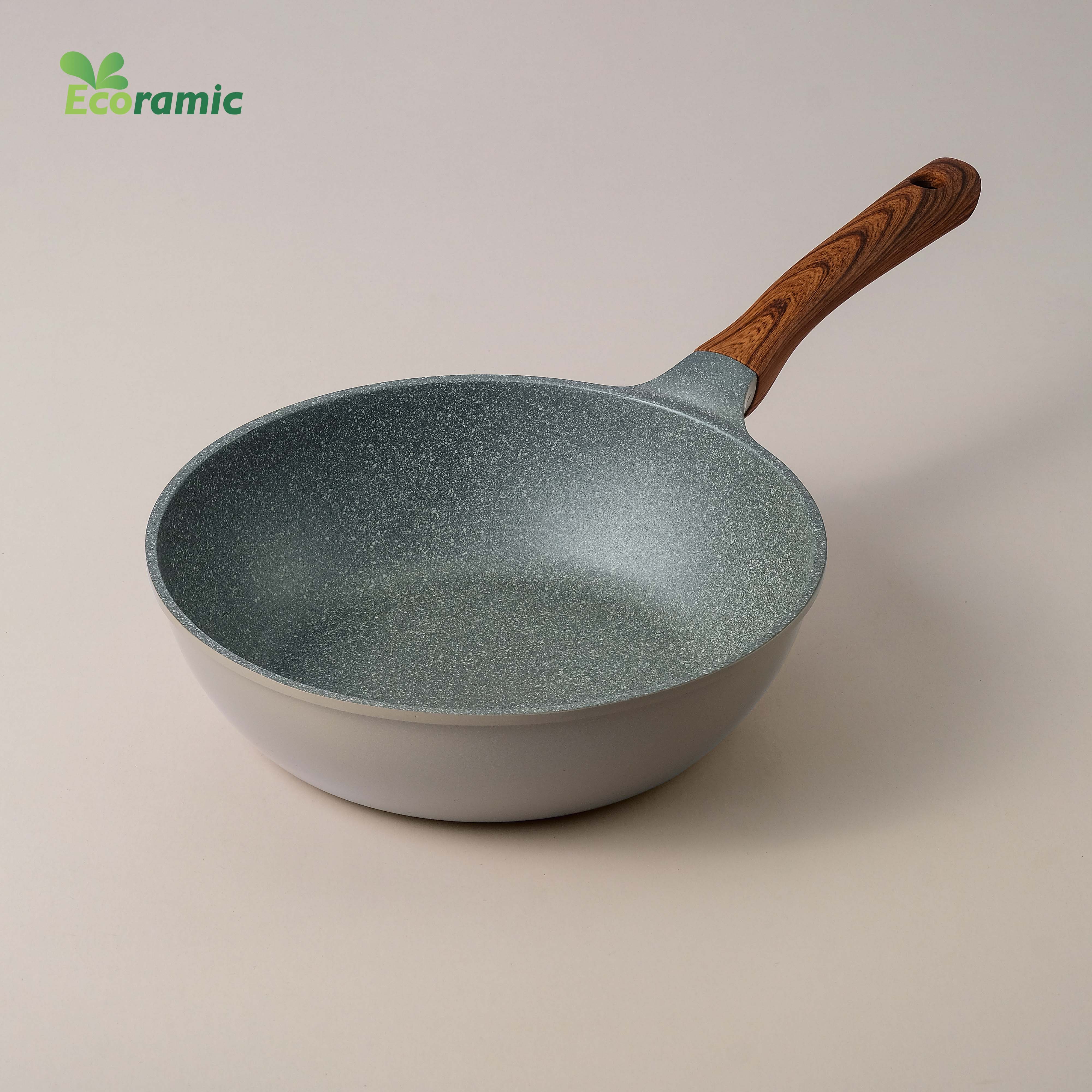 [CHÍNH HÃNG] Bộ 5 nồi cao cấp Ecoramic siêu chống dính, siêu bền Hàn Quốc