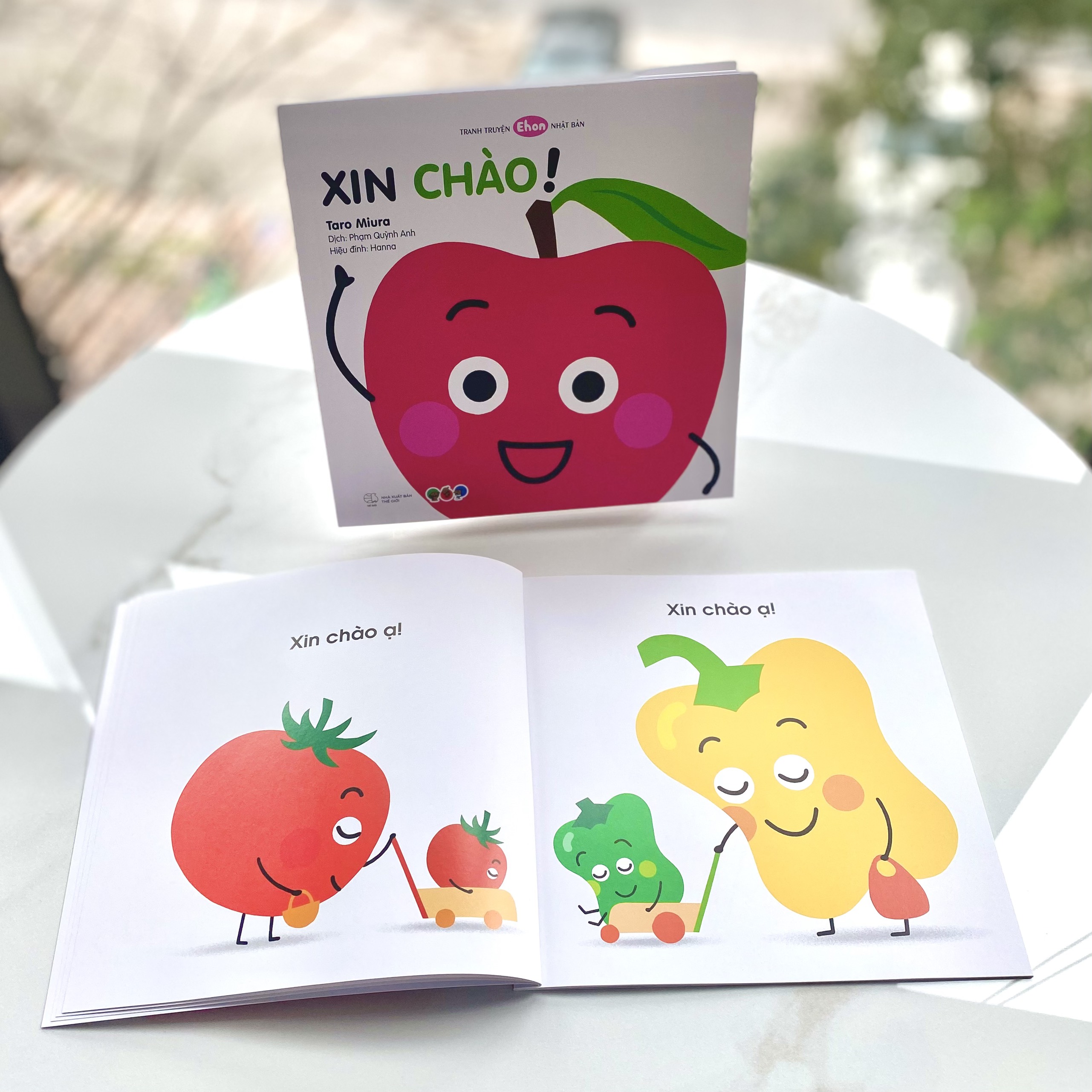 Sách cho bé 0 3 tuổi - Giúp trẻ học phép lịch sự - Xin chào (Tranh truyện Ehon Nhật Bản)