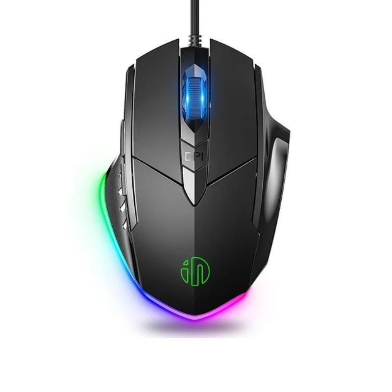 Chuột máy tính gaming TEKKIN W1 bản có dây tắt âm silent 7200 DPI Led RGB - Hàng Chính hãng