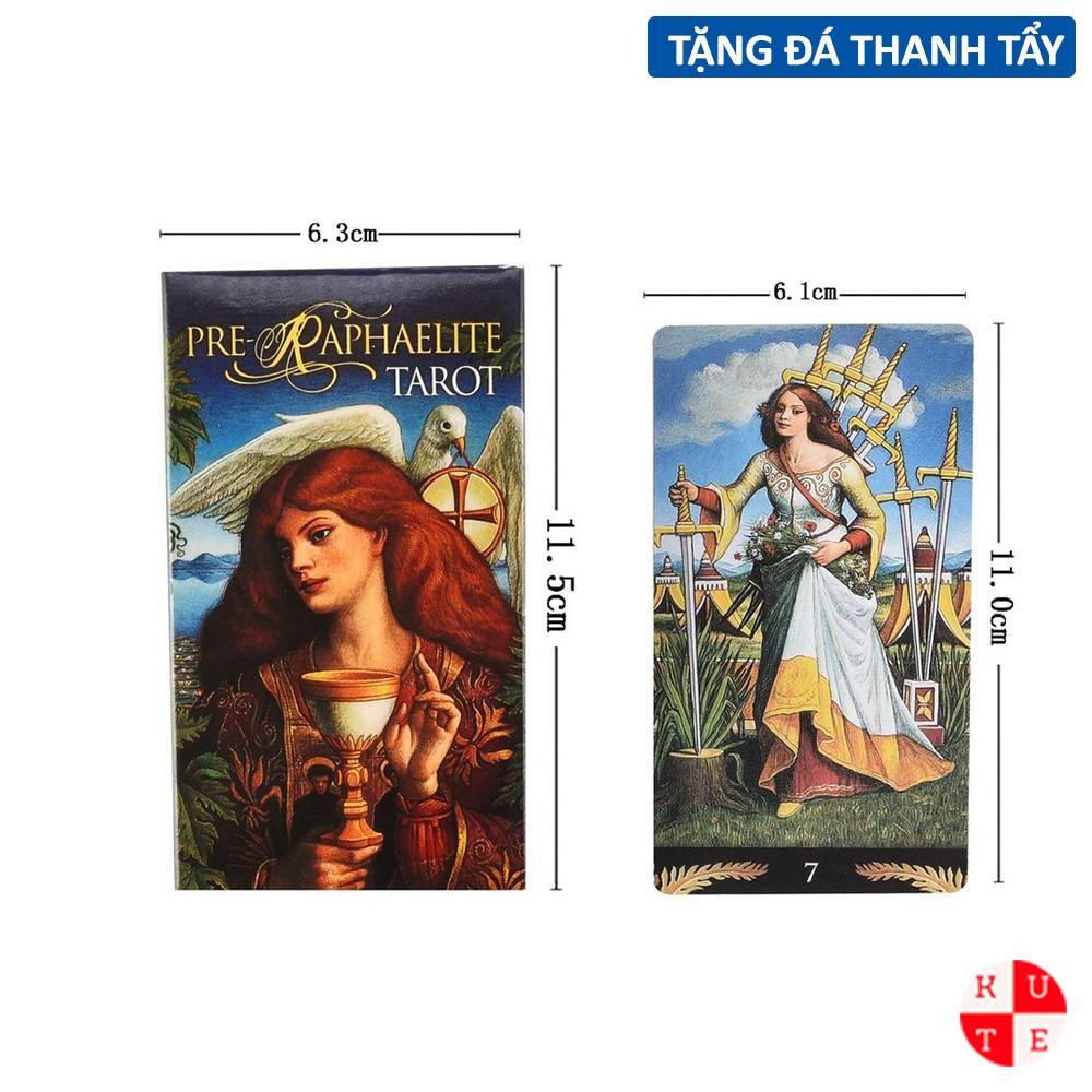 Bài Tarot Pre-Raphaelite 78 Lá Bài Tặng Đá Thanh Tẩy