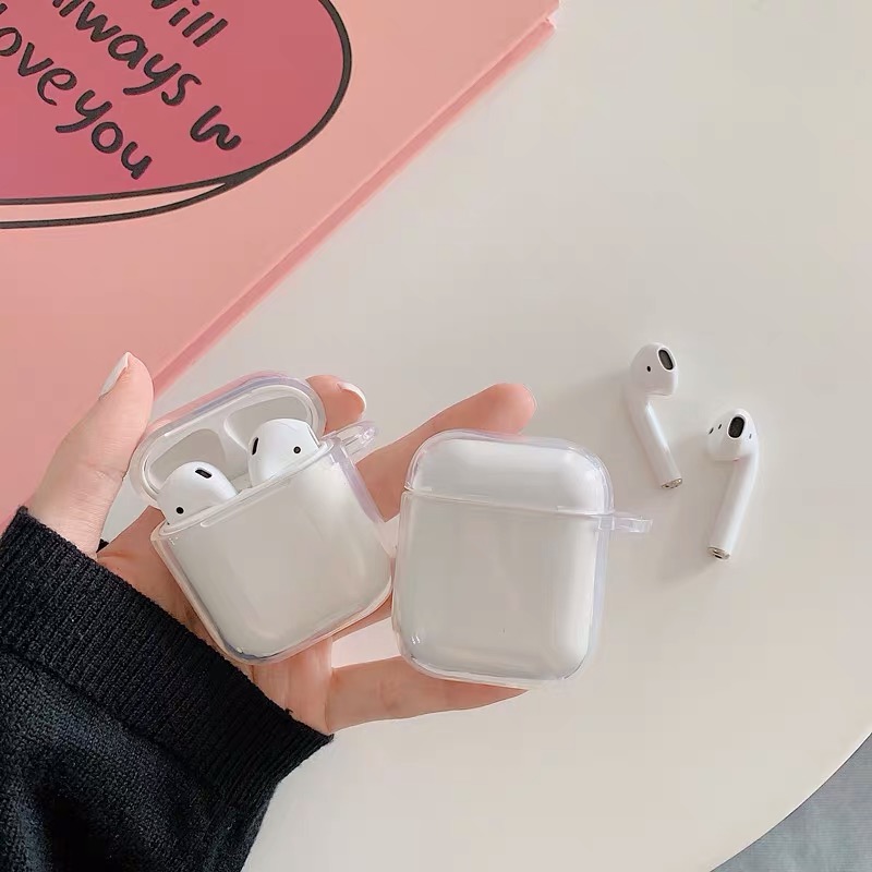 Bao Silicon Dành Cho Airpods 1 2 Trong Suốt