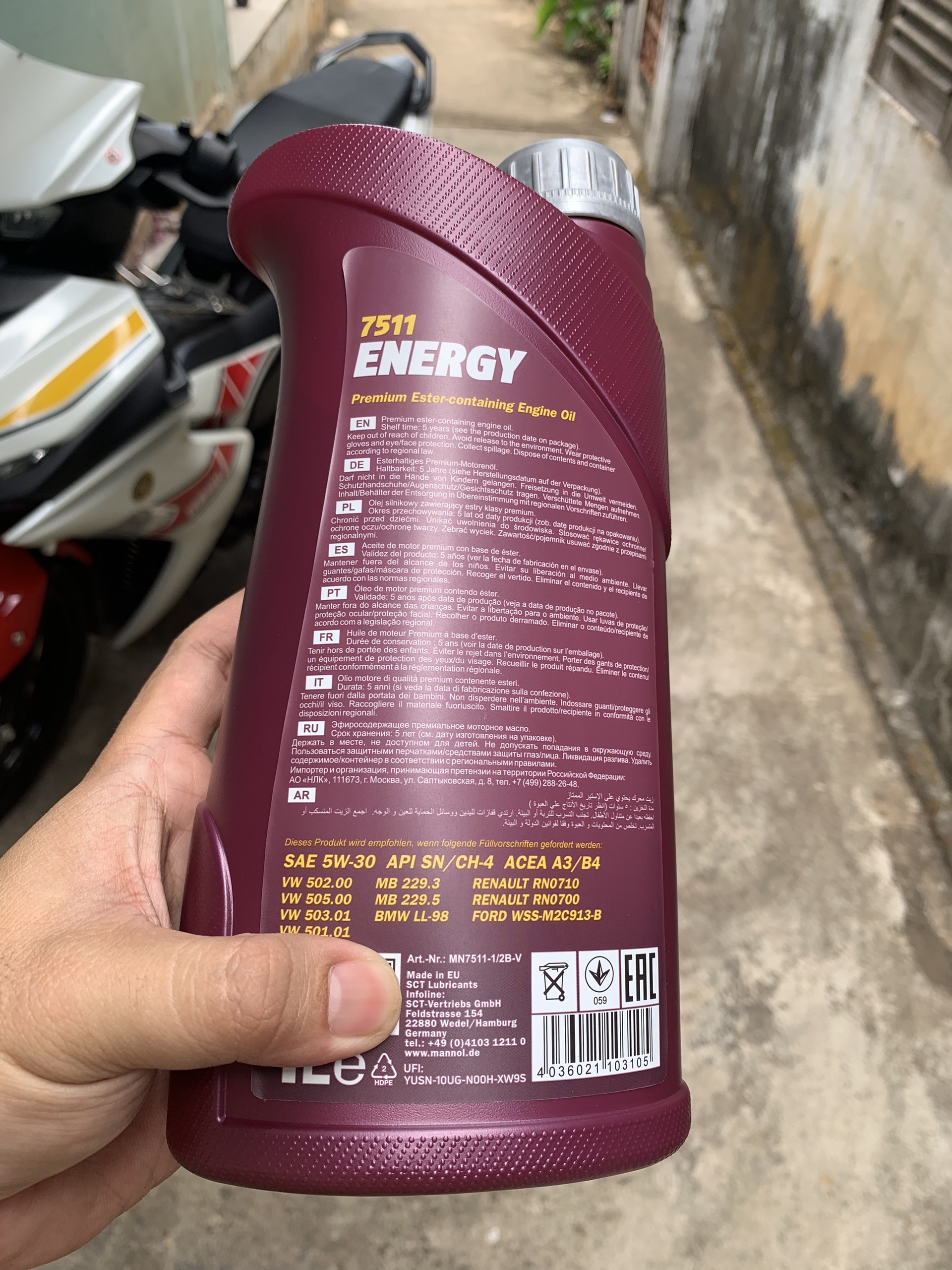 Nhớt Mannol Energy 5w30