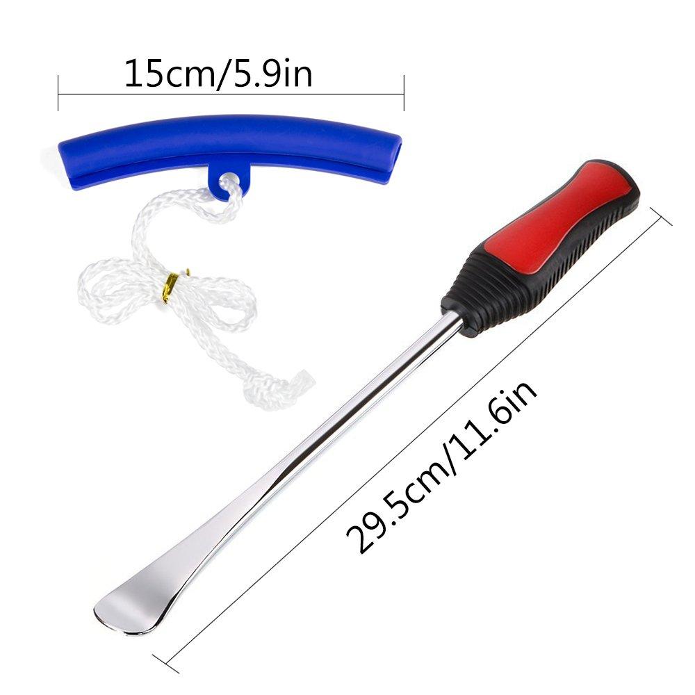 Lốp lắp ráp lốp xe lốp xe lốp xe Bộ dụng cụ sắt 2PCS Tay nâng Nắp dụng cụ đòn bẩy 3PCS Bộ dụng cụ bảo vệ vành bánh xe cho lốp xe máy xe máy