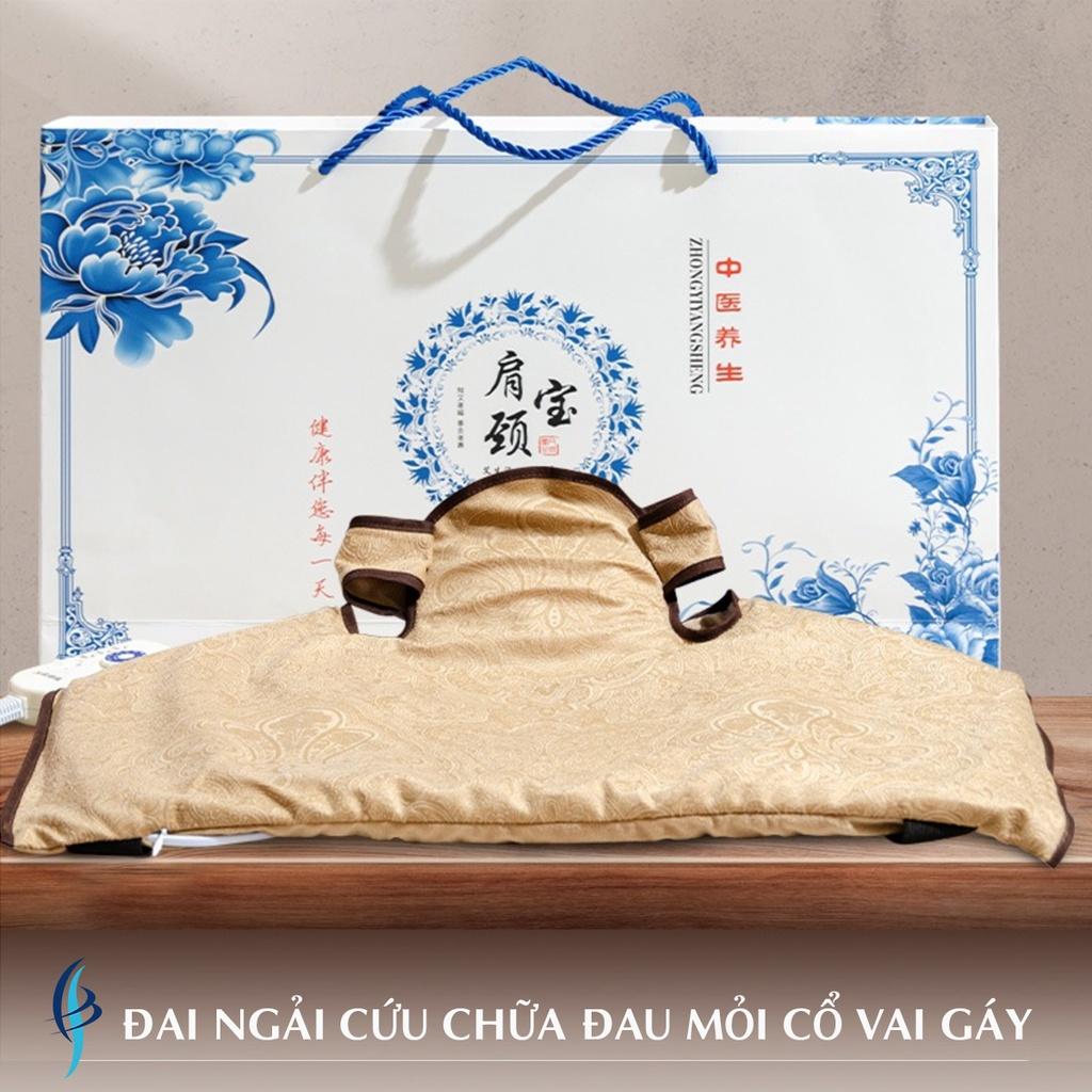 Đai Chườm Cổ Vai Gáy Ngải Cứu - Cải thiện đau mỏi,thoái hóa đốt sống cổ - Sản phẩm tốt cho sức khỏe